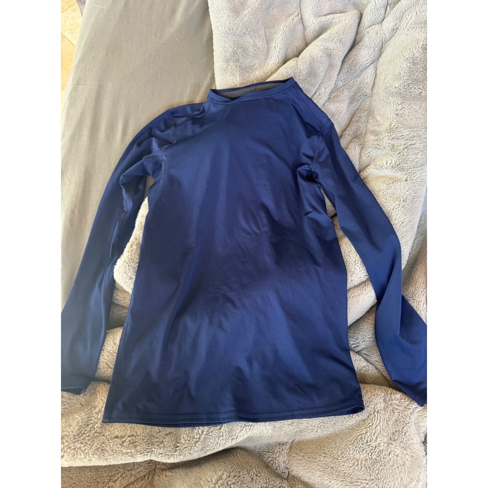 Boys Athletic Long Sleeve Shirt Bundle BCG Starter All In Motion Blue Gray Black